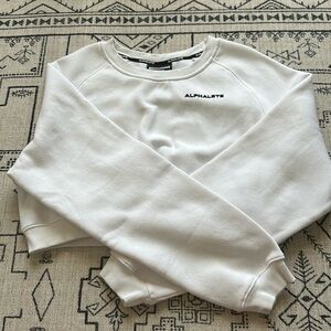 Alphalete Classic Crew - White